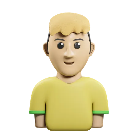 Jogador de futebol  3D Icon