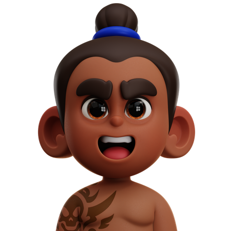 Jogador de sumô  3D Icon