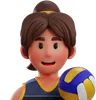 Jogador de voleibol