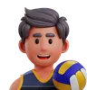 Jogador de voleibol