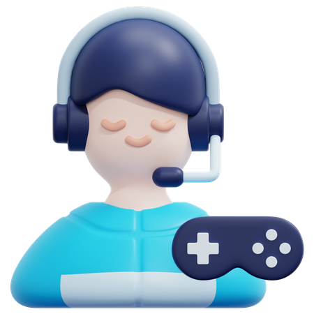 Jogador masculino  3D Icon