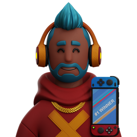 Jogador profissional  3D Icon
