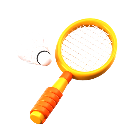 Jogando badminton  3D Icon