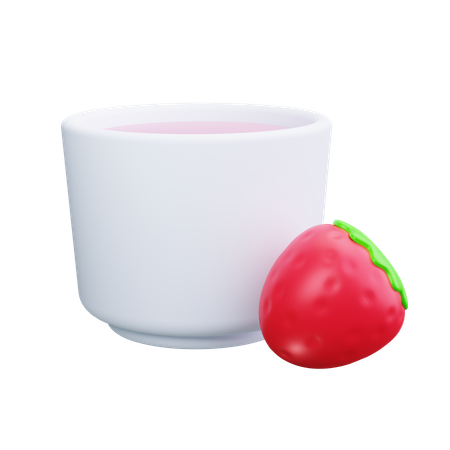 Joghurt  3D Icon