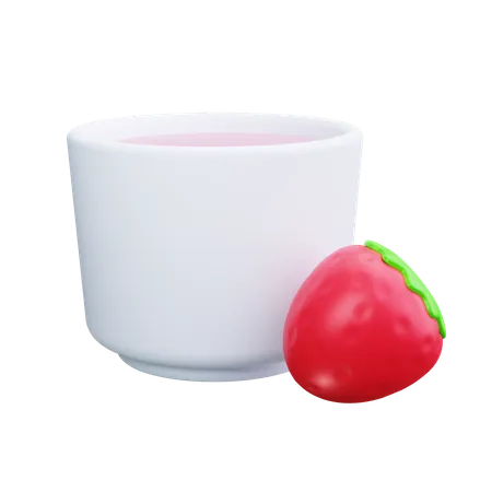 Joghurt  3D Icon