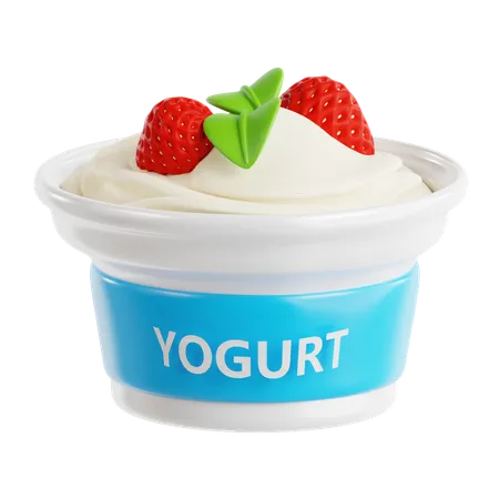 Joghurt  3D Icon