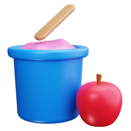 Joghurt  3D Icon