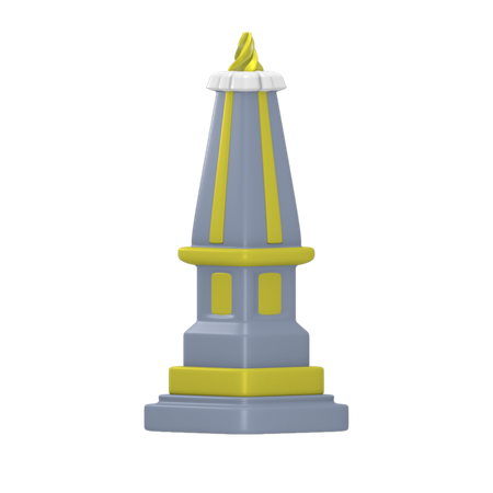 Jogja Monument  3D Icon