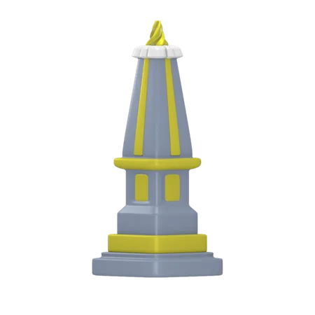 Jogja Monument  3D Icon