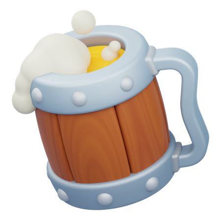 Jogo de caneca de cerveja  3D Icon