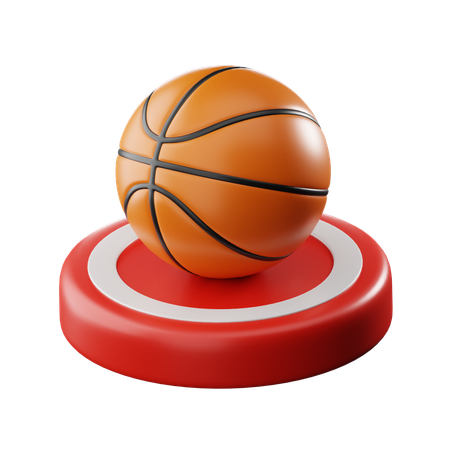 Jogo de basquete  3D Icon