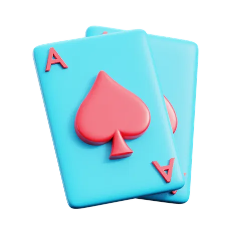 Jogo de cartas  3D Icon