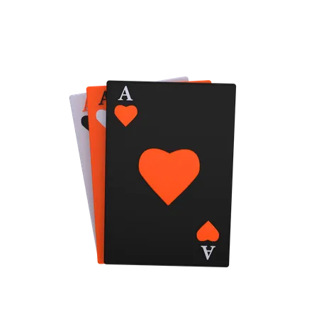 Jogo de cartas  3D Icon