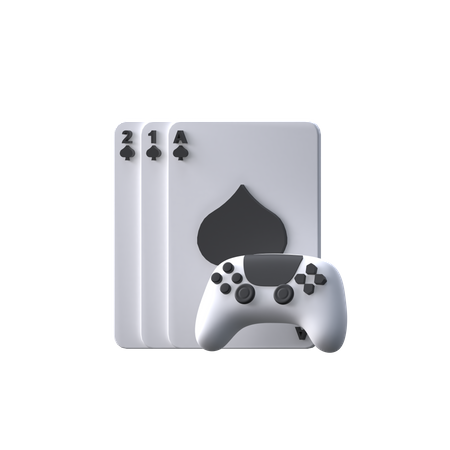 Jogo de cartas  3D Icon