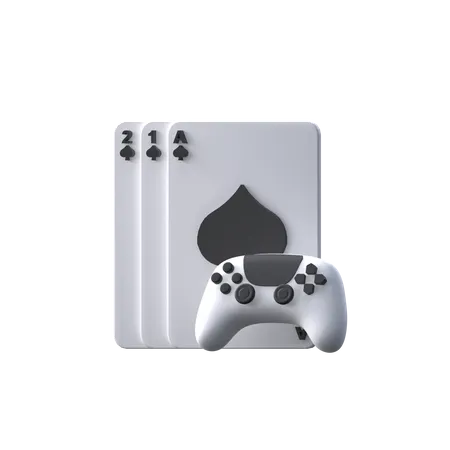 Jogo de cartas  3D Icon