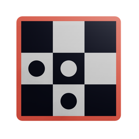 Jogo de damas  3D Icon