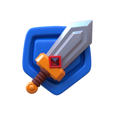 Jogo de espada  3D Icon