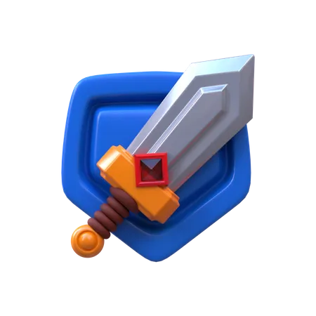 Jogo de espada  3D Icon