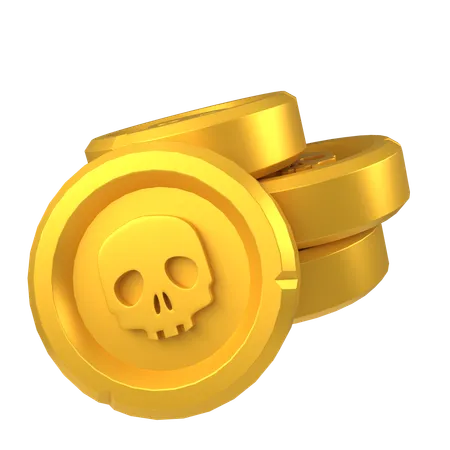 Moedas de jogo  3D Icon