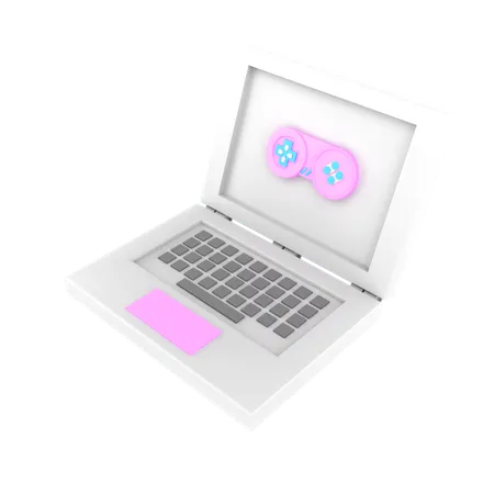 Jogo para laptop  3D Icon