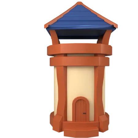 Torre de jogo  3D Icon