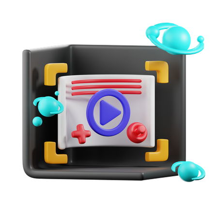 Jogo virtual  3D Icon