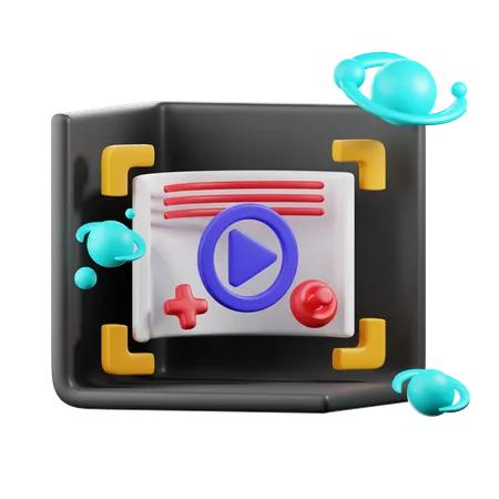 Jogo virtual  3D Icon