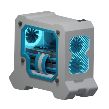 PC para jogos  3D Icon