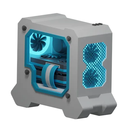 PC para jogos  3D Icon