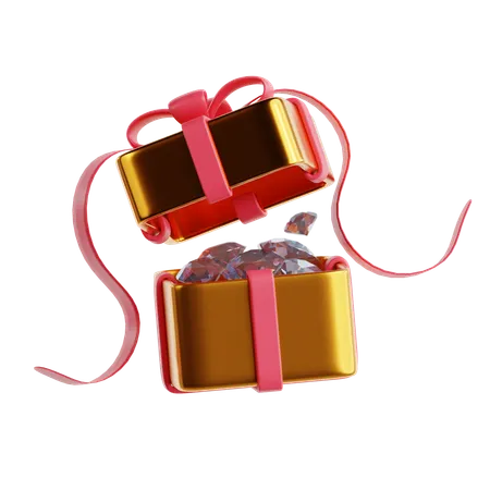 Presente de jóias  3D Icon