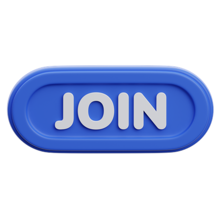 Join Button  3D Icon