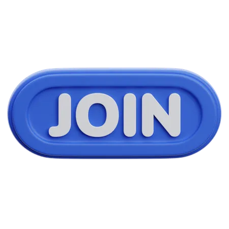 Join Button  3D Icon