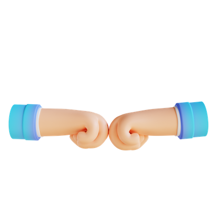 Join Hand Gesture  3D Icon