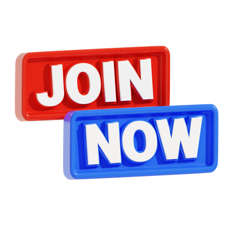 Join Now  3D Icon