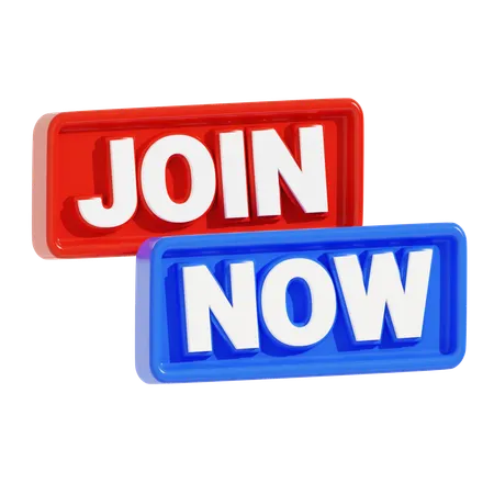 Join Now  3D Icon