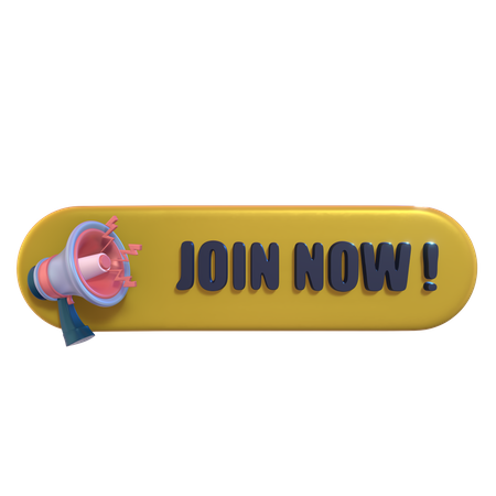 Join Now  3D Icon