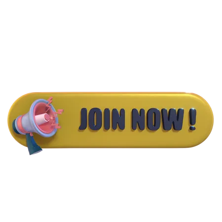 Join Now  3D Icon