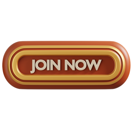 Join now button  3D Icon