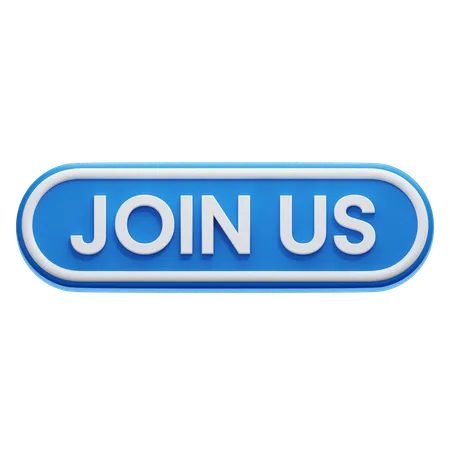 Join Us Button  3D Icon