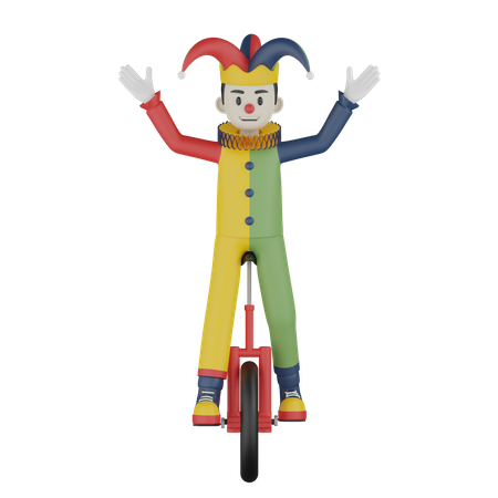 Joker cyclisme  3D Illustration