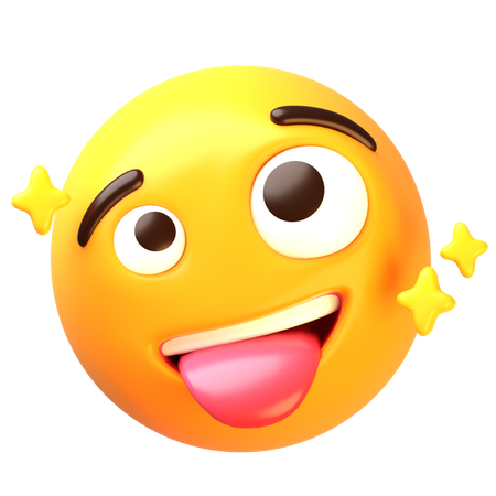 Joking face  3D Icon