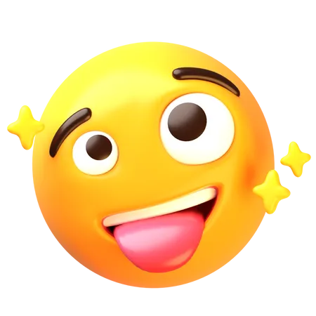 Joking face  3D Icon