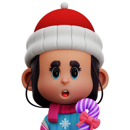 Jolie fille  3D Icon