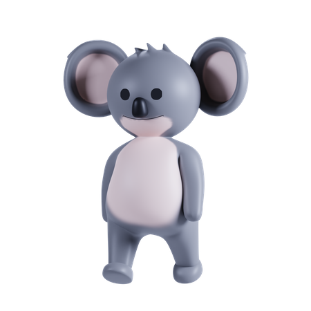 Jolie pose de koala  3D Icon