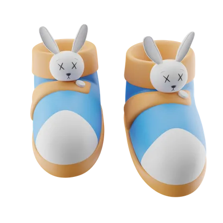 Jolies chaussures de bébé  3D Icon