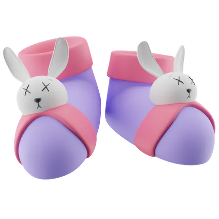 Jolies chaussures de bébé  3D Icon