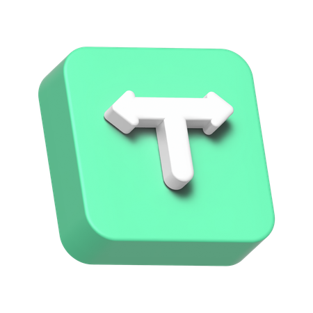 Jonction en T  3D Icon