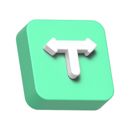 Jonction en T  3D Icon