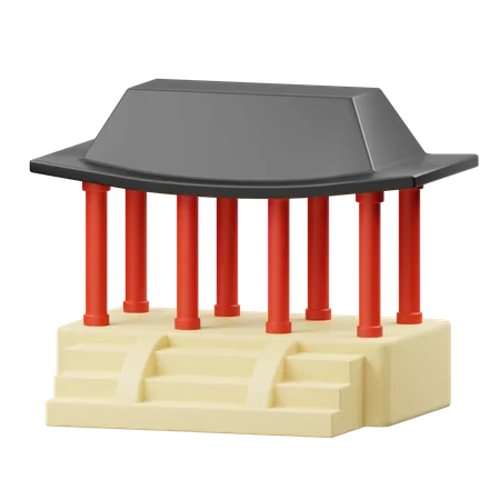 Jongmyo Shrine  3D Icon