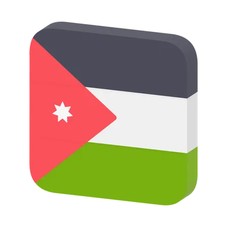 Jordan Flag  3D Icon